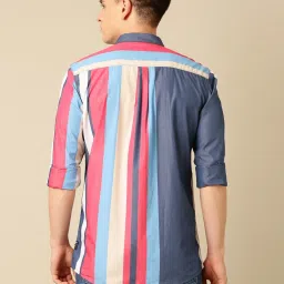 Allen Solly Multicolored Cotton Regular Fit Striped Shirt image 2
