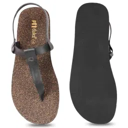 planet paaduks Paaduks Men's Brown Sling Back Sandals image 4