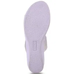 Metro Women's Purple Casual Wedges image 4