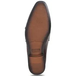 Mochi Men's Brown Monk Shoes image 4