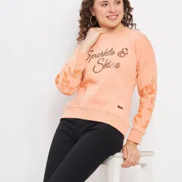 Duke Peach Graphic Print Sweatshirt image 4