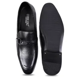 Cobblerz Men's Black Formal Loafers image 4