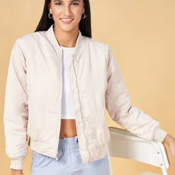 Honey by Pantaloons Off-White Regular Fit Jacket image 4