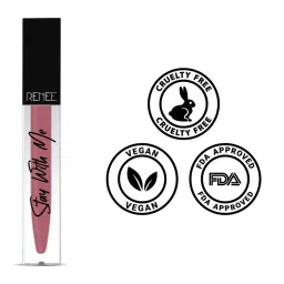 Renee Stay With Me Matte Lip Color Awe For Mauve - 5 ml image 3