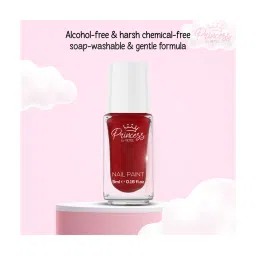 Princess By RENEE Bubbles Nail Paint Red Riddle - 5 ml image 3