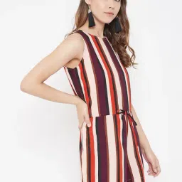 PURYS Peach Striped Playsuit image 3