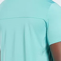 Reebok Blue Slim Fit Printed T-Shirt image 4