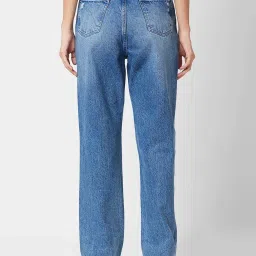 Spykar Mid Blue Distressed Distressed Jeans image 2