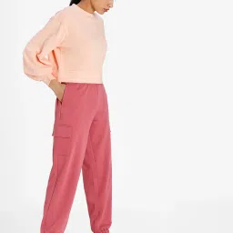 Puma Light Peach Relaxed Fit Sweatshirt image 5