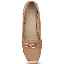 Clog London Women's Tan Casual Loafers image 4