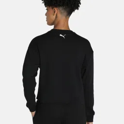 Puma Black Graphic Print Sweatshirt image 2