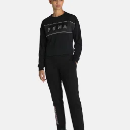 Puma Black Graphic Print Sweatshirt image 5