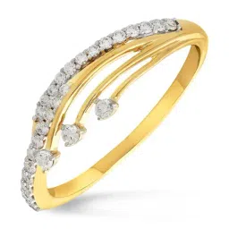 Malabar Gold and Diamonds 18k IGI Certified Diamond Yellow Gold Ring for Women-picture-12