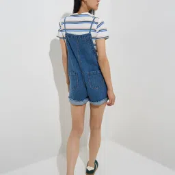 nuon women Nuon by Westside Blue Denim Dungaree image 2