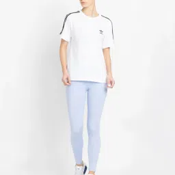 Adidas Originals Blue Slim Fit High Rise Tights image 4