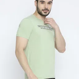UnderJeans by Spykar Pista Regular Fit Printed T-Shirt image 4