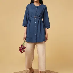 Marigold Lane Navy Regular Fit Tunic image 4