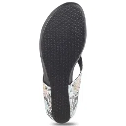 Mochi Women's Multicolor Thong Wedges image 4