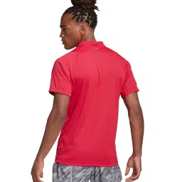 Adidas FLIFT HRDY Pink Slim Fit Polo T-Shirt image 2