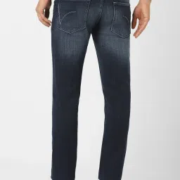 Van Heusen Navy Cotton Slim Fit Jeans image 2