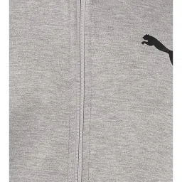 Puma Evostripe Grey Cotton Regular Fit Hooded Sweatshirt image 5