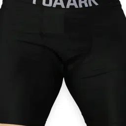 FUAARK Black Slim Fit Sports Tights image 4