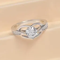 Ornate Jewels 925 Silver 0.5 Carat AD Solitaire Ring for Women & Girls-picture-22