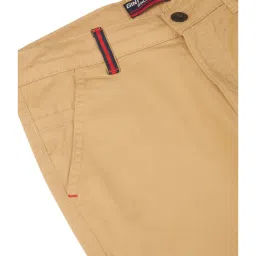Gini & Jony Kids Beige Solid Trousers image 4