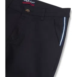 Gini & Jony Kids Black Solid Trousers image 4