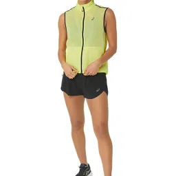 Asics Metarun Packable Yellow Sports Jacket image 4