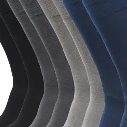 BALENZIA Multicolor Calf Length/Crew Length Socks - Pack of 8 image 4