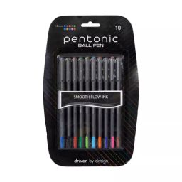 pentonic Pentonic0.7 mm Assorted Ink Ball Pen for Student & Professional (Pack of 10 Pcs)-picture-34