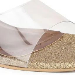Inc.5 Women's Antique Gold Casual Sandals image 4