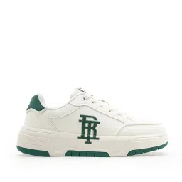 Red Tape Women's Down Town Dapper White & Green Sneakers image 2