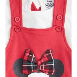 Pantaloons Baby White & Red Printed Full Sleeves Top with Dungree image 4