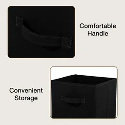 Kuber Industries Black & Blue 3 Pieces Durable Multi-Utility Organisers image 3