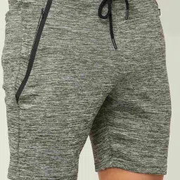 KAPPA Black Regular Fit Self Pattern Shorts image 4