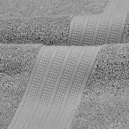 Bichauna Grey Cotton 525 GSM Bath Towel image 2