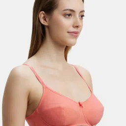 Jockey 1615 Women's Wirefree Non Padded Super Combed Cotton Elastane Everyday Bra image 2