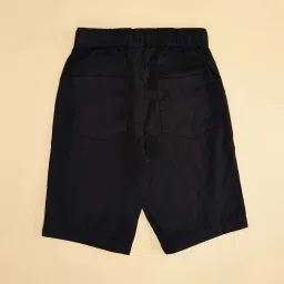 Pantaloons Junior Black Cotton Printed Shorts image 4
