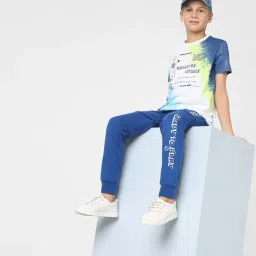 Jack & Jones Junior Blue Solid Joggers image 4