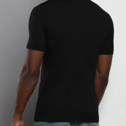 Calvin Klein Black Cotton Slim Fit Printed T-Shirt image 2