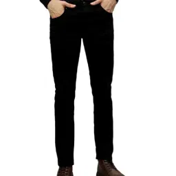 Lindbergh Black Slim Tapered Fit Jeans-image-4