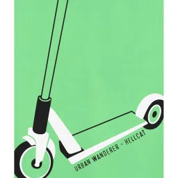 HELLCAT Kids Coral & Green Printed T-Shirt (Pack Of 2) image 4