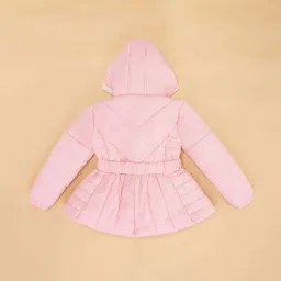 Pantaloons Junior Pink Regular Fit Full Sleeves Jacket image 4