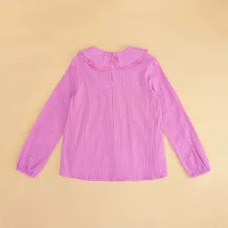 Pantaloons Junior Lilac Regular Fit Full Sleeves Top image 4