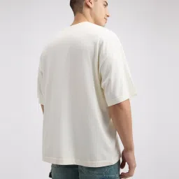 Pepe Jeans Off White Cotton Comfort Fit Printed T-Shirt image 2