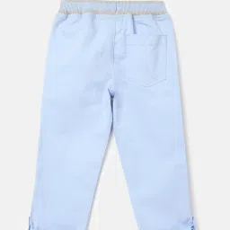 United Colors of Benetton Boys Blue Solid Trousers image 2