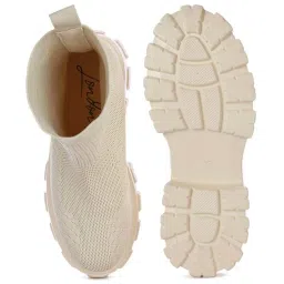 London Rag Women's Beige Casual Booties image 3