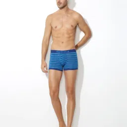 van heusen Vh Innerwear Blue Regular Fit Striped Trunks image 3